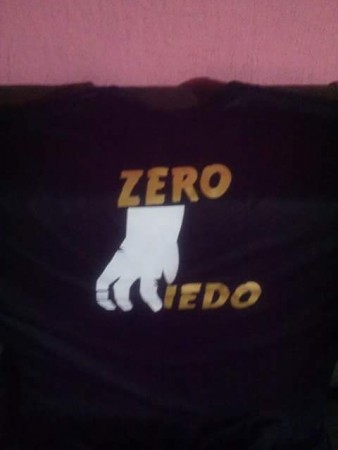 playera con Vinil Textil 2 Colores